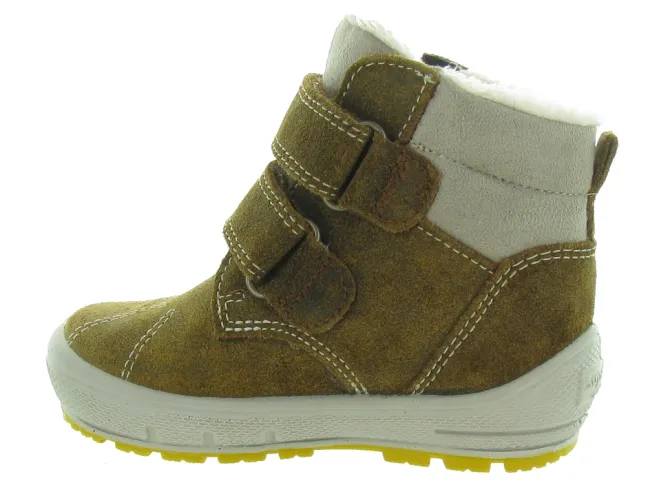 apres ski bottes fourrees - - bebe garcon - Nubuck - Gris - Superfit