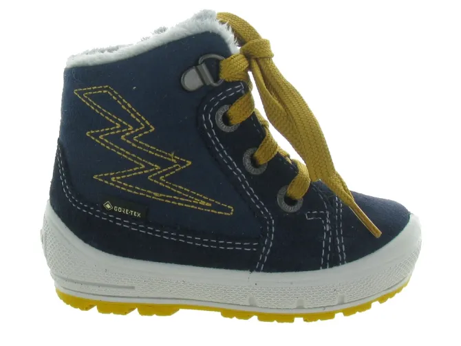 apres ski bottes fourrees - - bebe garcon - Synthétique - Bleu - Superfit