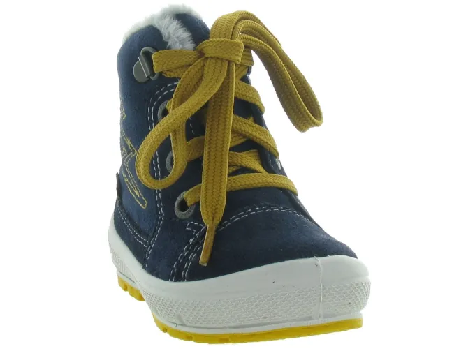 apres ski bottes fourrees - - bebe garcon - Synthétique - Bleu - Superfit