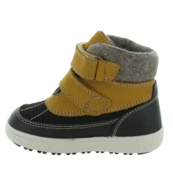 apres ski bottes fourrees - - bebe garcon - Nubuck - Jaune - Primigi