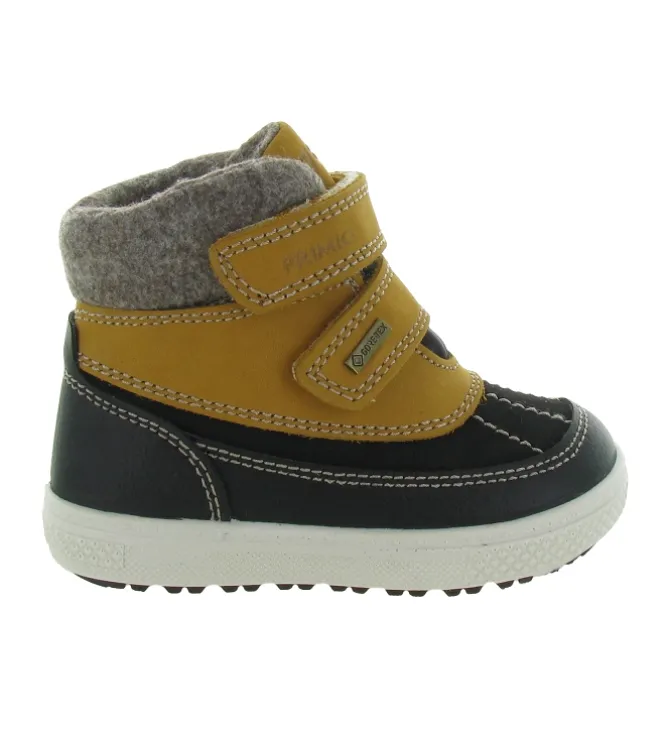 apres ski bottes fourrees - - bebe garcon - Nubuck - Jaune - Primigi