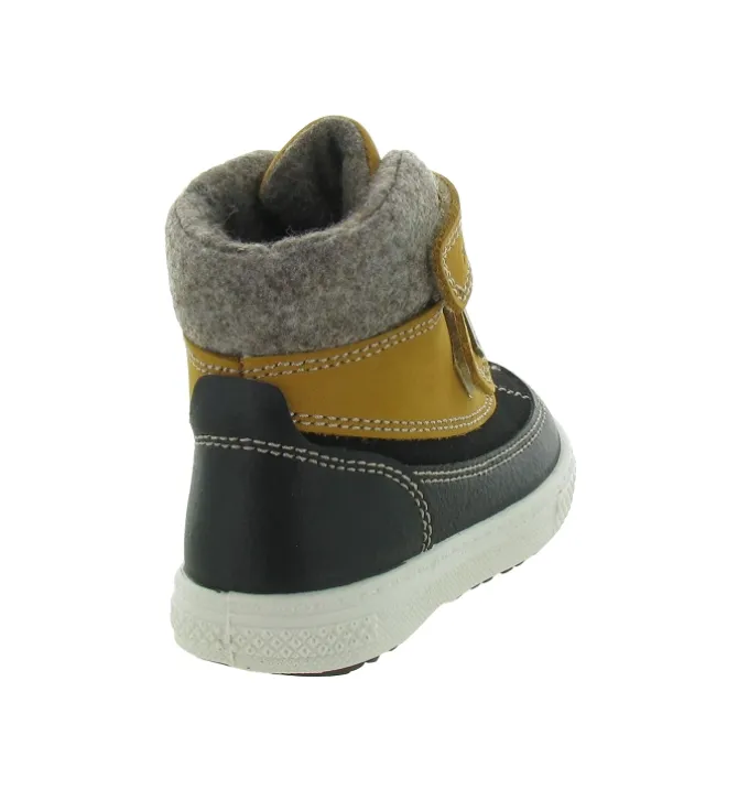 apres ski bottes fourrees - - bebe garcon - Nubuck - Jaune - Primigi