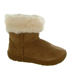 apres ski bottes fourrees - - bebe fille - Nubuck - Marron - Ugg australia