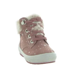 apres ski bottes fourrees - - bebe fille - Cuir - Rose - Superfit