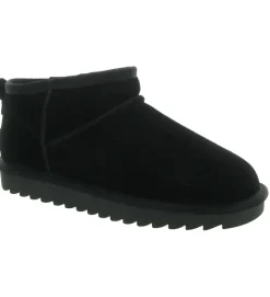 apres ski bottes fourrees - Bottine chaude - femme - Nubuck - Noir - Colors of california