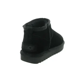 apres ski bottes fourrees - Bottine chaude - femme - Nubuck - Noir - Colors of california