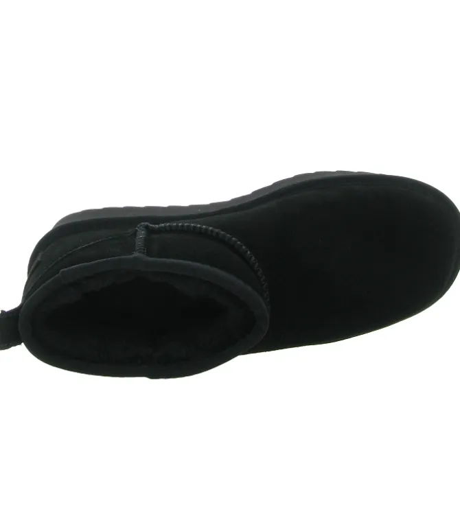 apres ski bottes fourrees - Bottine chaude - femme - Nubuck - Noir - Colors of california