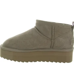 apres ski bottes fourrees - Bottine chaude - femme - Nubuck - Taupe - Colors of california
