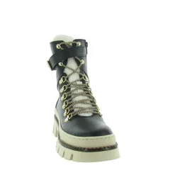 apres ski bottes fourrees - Botte de neige - femme - Cuir - Noir - Armando
