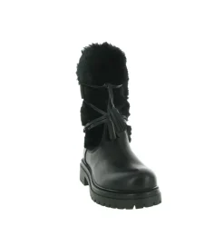 apres ski bottes fourrees - Botte de neige - femme - Cuir - Noir - Armando