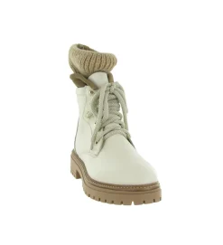 apres ski bottes fourrees - Botte de neige - femme - Cuir - Blanc - Armando
