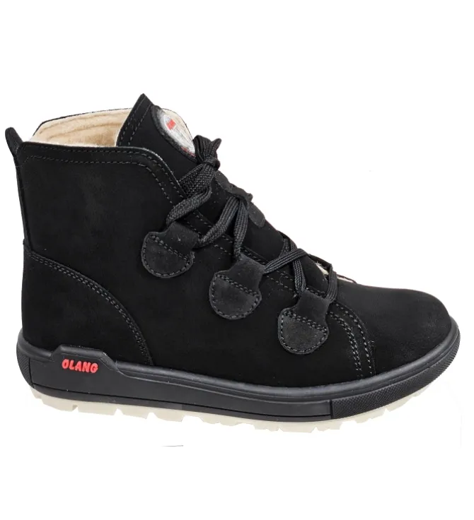 apres ski bottes fourrees - Bottine chaude - femme - Nubuck - Noir - Olang