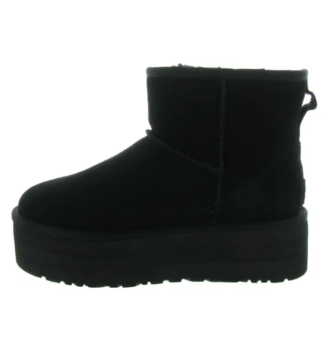 apres ski bottes fourrees - Bottine chaude - femme - Nubuck - Noir - Ugg australia
