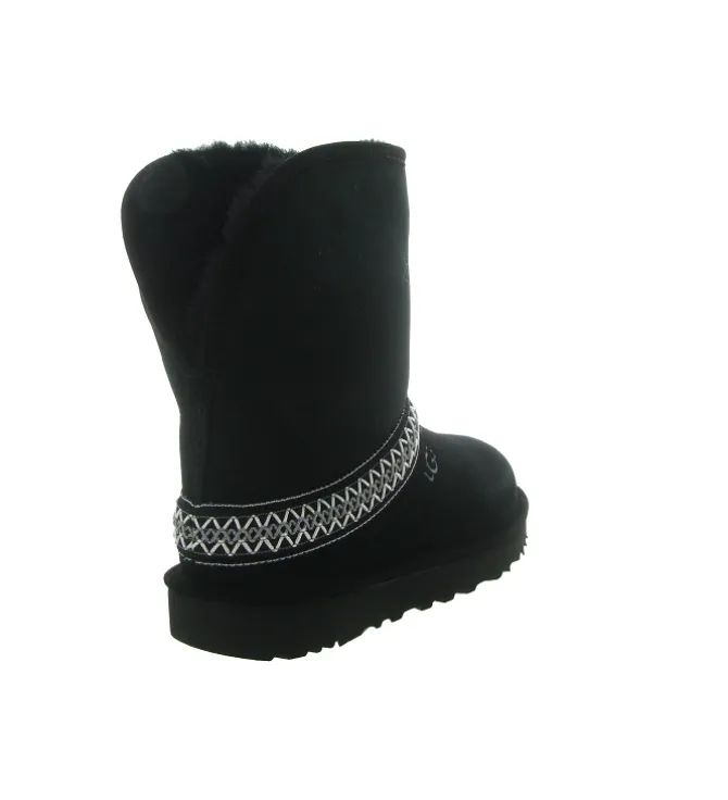 apres ski bottes fourrees - Botte fourrée - femme - Nubuck - Noir - Ugg australia
