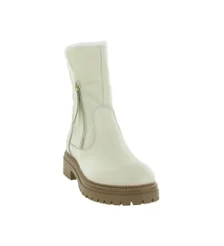 apres ski bottes fourrees - Botte de neige - femme - Cuir - Blanc - Armando