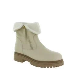 apres ski bottes fourrees - Botte de neige - femme - Cuir - Beige - Armando