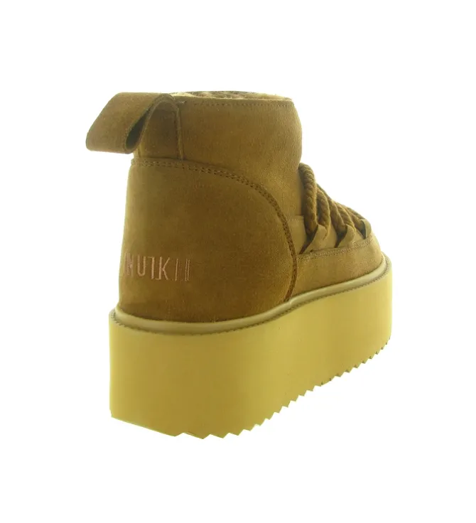 apres ski bottes fourrees - Bottine chaude - femme - Laine - Marron - Inuikii