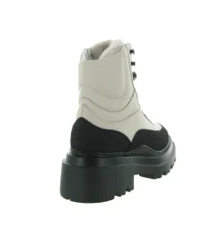 apres ski bottes fourrees - Botte de neige - femme - Cuir - Blanc - Nude of scandinavia