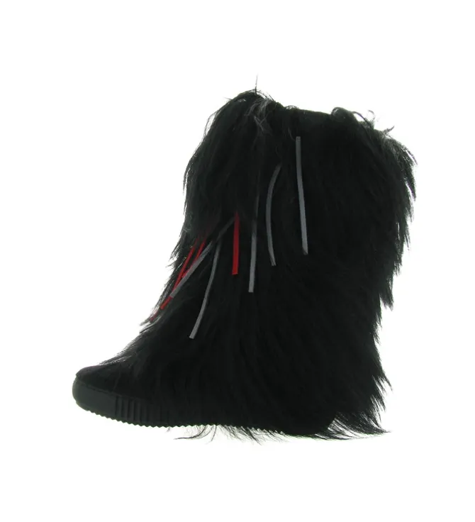 apres ski bottes fourrees - Botte fourrée - femme - Fourrure - Noir - Oscar