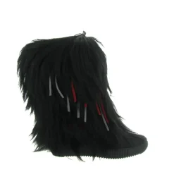 apres ski bottes fourrees - Botte fourrée - femme - Fourrure - Noir - Oscar