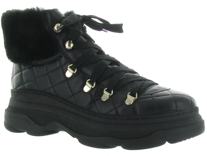 apres ski bottes fourrees - Botte de neige - femme - Nubuck - Noir - Armando