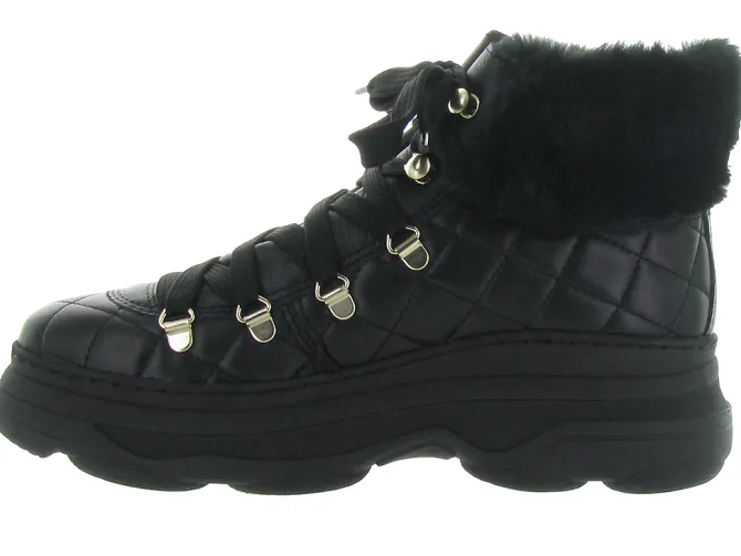 apres ski bottes fourrees - Botte de neige - femme - Nubuck - Noir - Armando