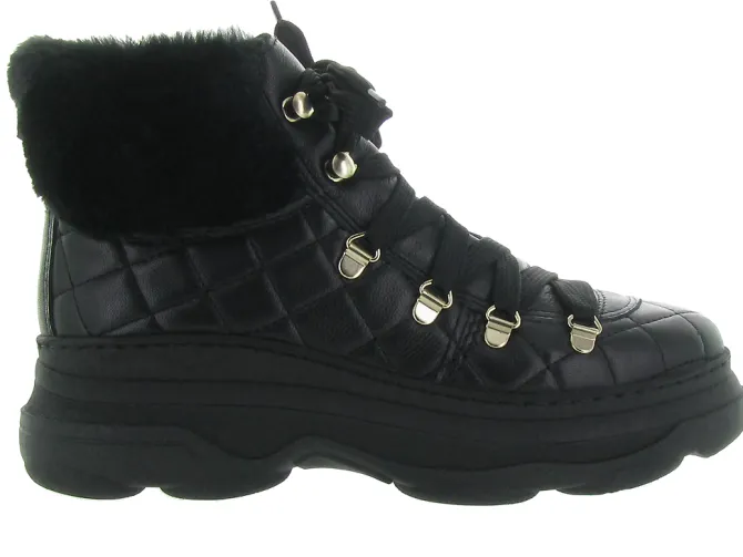 apres ski bottes fourrees - Botte de neige - femme - Nubuck - Noir - Armando