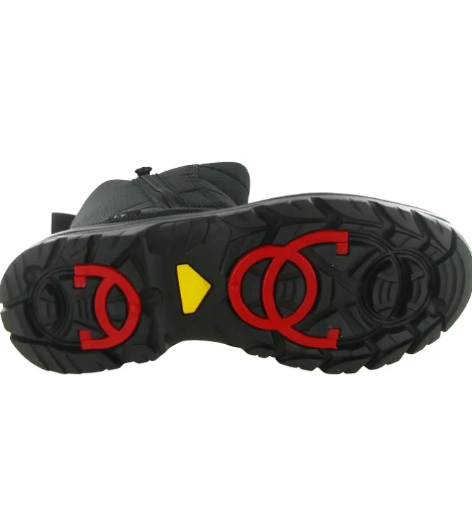 apres ski bottes fourrees - Bottes de neige - homme - Synthétique - Noir - Jacalu