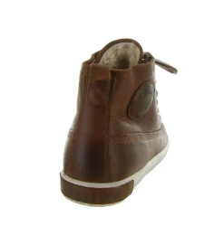 apres ski bottes fourrees - Bottine chaude - homme - Cuir - Marron - Black stone