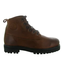 apres ski bottes fourrees - Bottine chaude - homme - Cuir - Marron - Black stone