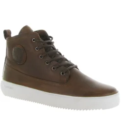 apres ski bottes fourrees - Bottine chaude - homme - Cuir - Marron - Black stone