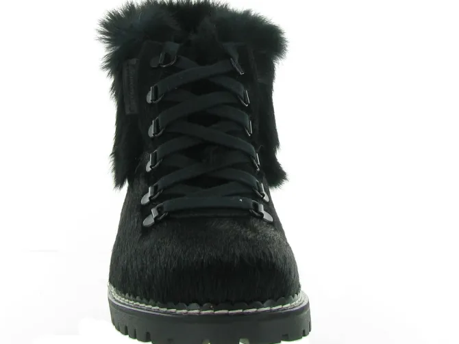 apres ski bottes fourrees - Botte fourrée - femme - Fourrure - Noir - Oscar