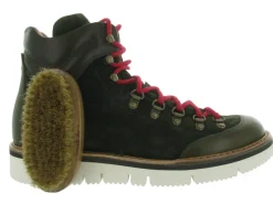 apres ski bottes fourrees - Bottes de neige - homme - Cuir - Kaki - Fracap