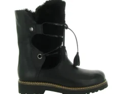 apres ski bottes fourrees - Botte de neige - femme - Cuir - Noir - Armando