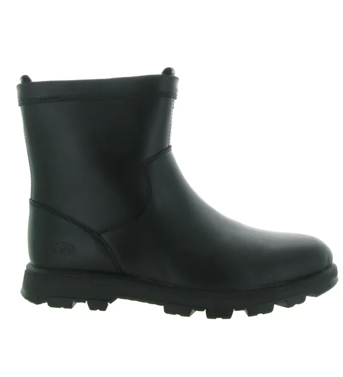 apres ski bottes fourrees - Bottes de neige - homme - Cuir - Noir - Ugg australia