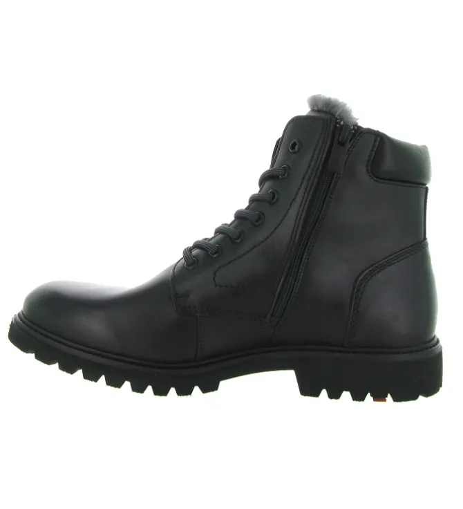 apres ski bottes fourrees - Bottine chaude - homme - Cuir - Noir - Lloyd
