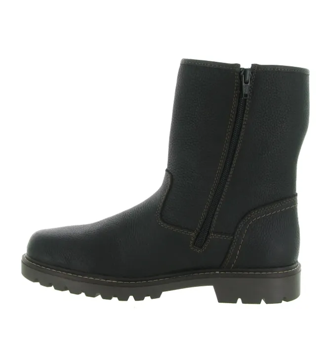 apres ski bottes fourrees - Bottes de neige - homme - Cuir - Marron - Rieker