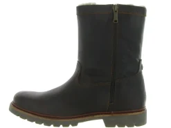 apres ski bottes fourrees - Bottes de neige - homme - Cuir - Chestnut - Panama jack