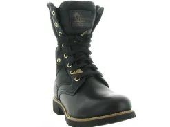 apres ski bottes fourrees - Botte de neige - femme - Cuir - Noir - Panama jack