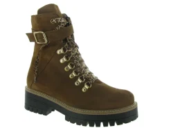 apres ski bottes fourrees - Botte de neige - femme - Cuir - Marron - Armando