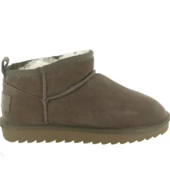 apres ski bottes fourrees - Bottine chaude - femme - Nubuck - Taupe - Colors of california