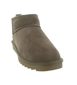 apres ski bottes fourrees - Bottine chaude - femme - Nubuck - Taupe - Colors of california
