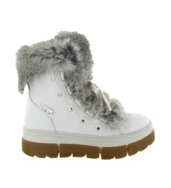 apres ski bottes fourrees - Bottine chaude - femme - Laine - Blanc - Oscar