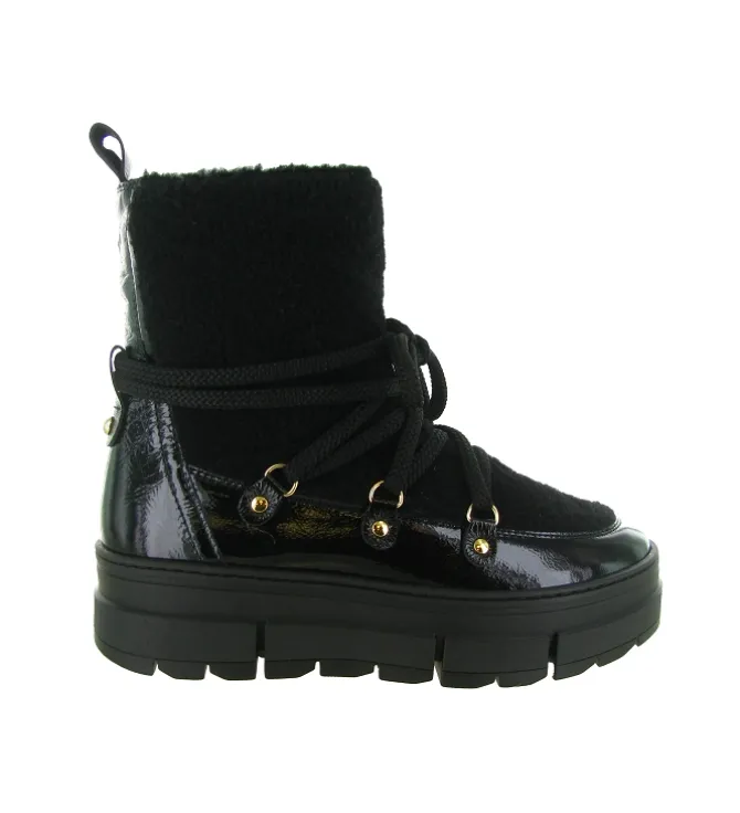 apres ski bottes fourrees - Botte de neige - femme - Nubuck - Noir - Armando