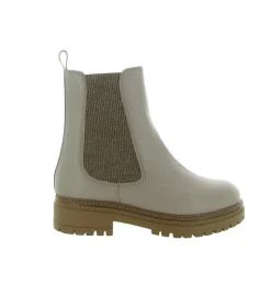 apres ski bottes fourrees - Bottine chaude - femme - Cuir - Beige - Armando