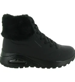 apres ski bottes fourrees - Botte fourrée - femme - Synthétique - Noir - Skechers footwear