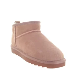 apres ski bottes fourrees - Bottine chaude - femme - Nubuck - Rose - Colors of california