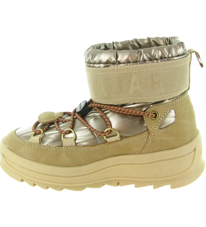 apres ski bottes fourrees - Bottes fourrées - junior fille - Nylon - Or - Pajar