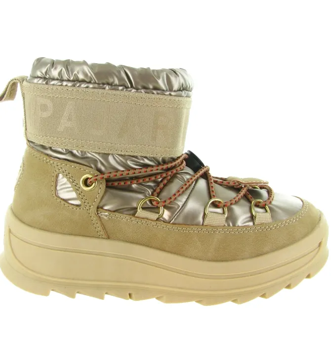 apres ski bottes fourrees - Bottes fourrées - junior fille - Nylon - Or - Pajar