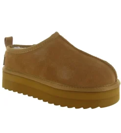 apres ski bottes fourrees - Bottine chaude - femme - Nubuck - Chestnut - Colors of california